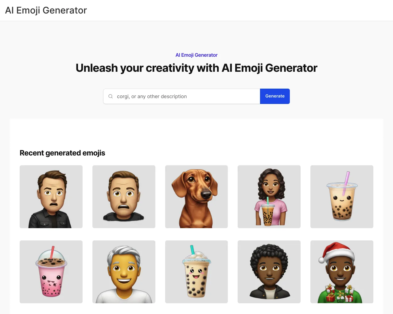 AI Emoji Generator