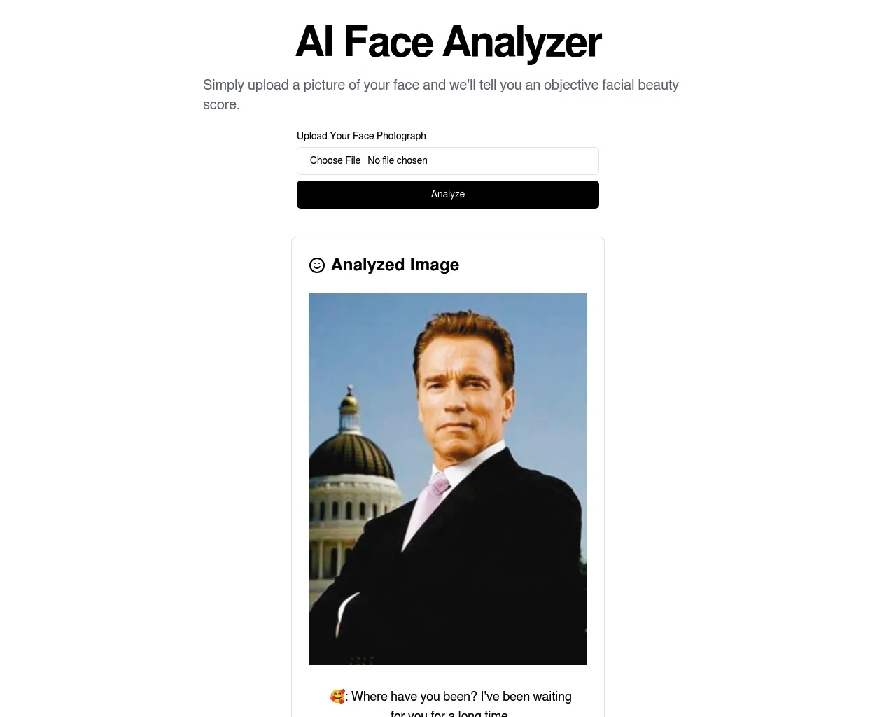AI Face Analyzer-Beauty Score Calculator