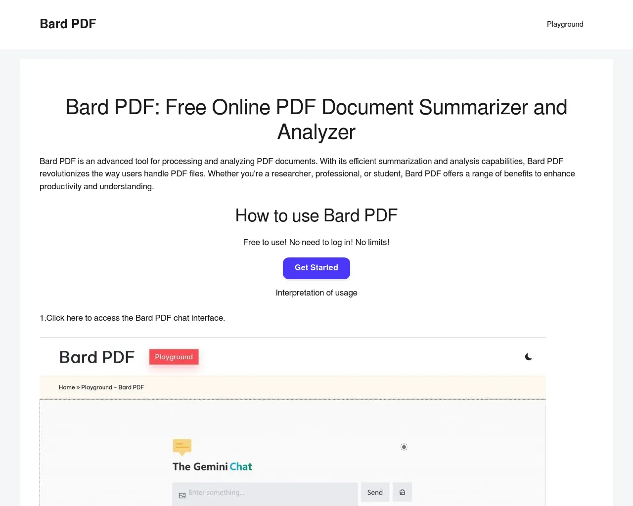 Bard PDF Today