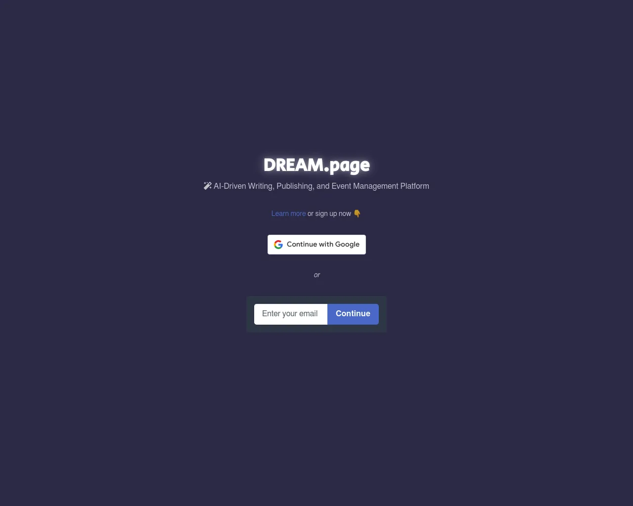 DREAM.page