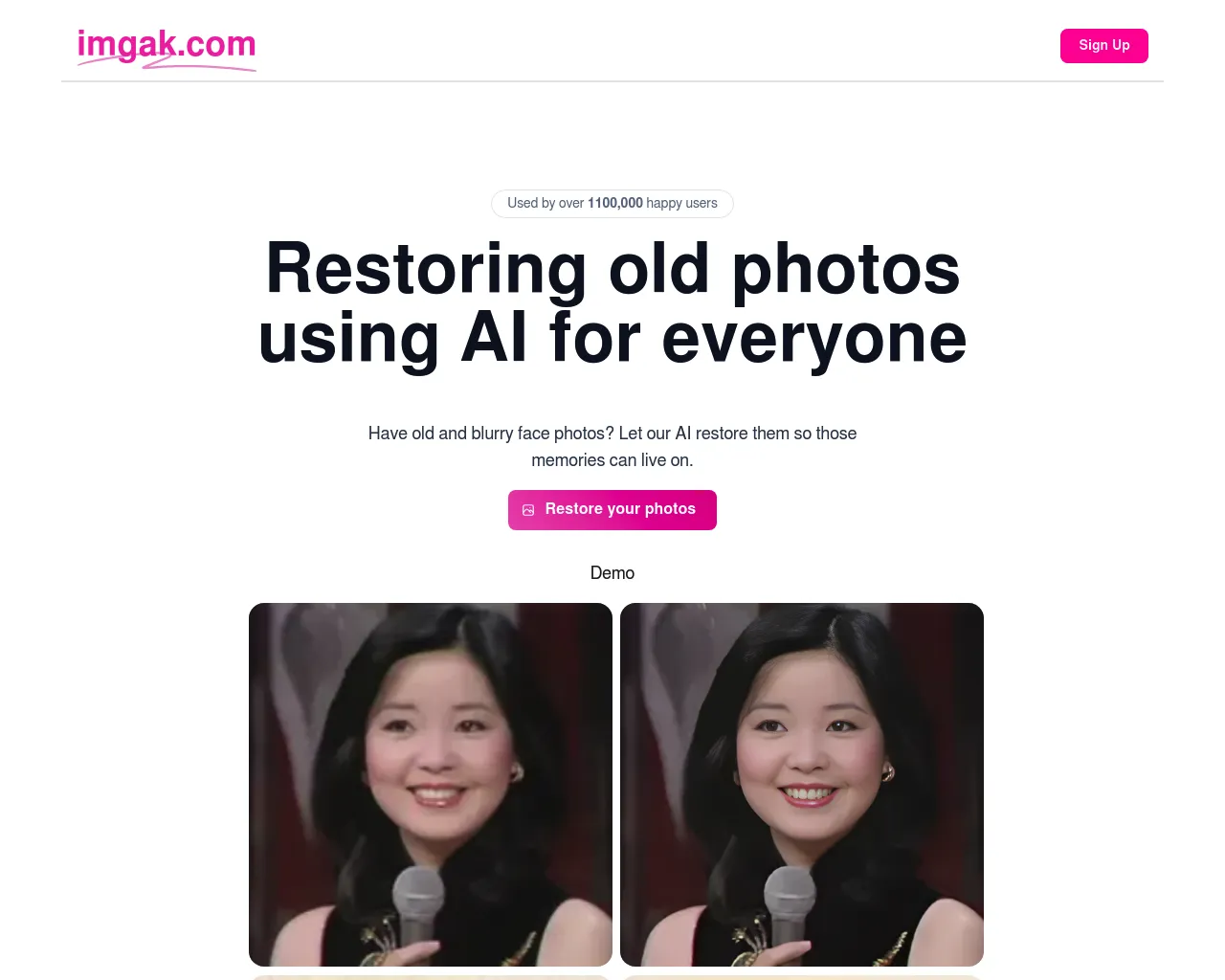 Imgak - 照片AI修复工具